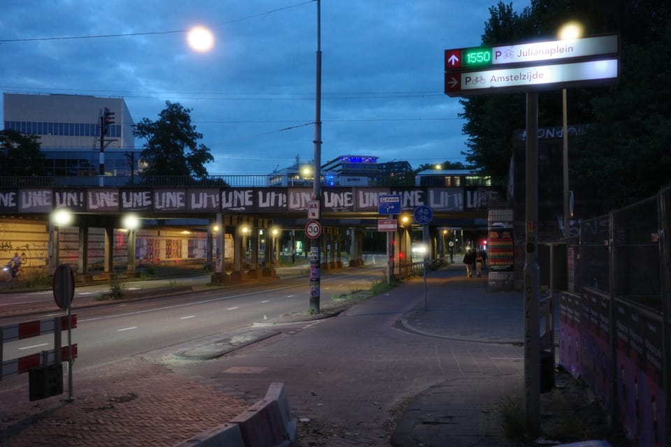 Around the Amstel station